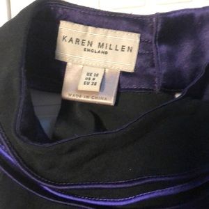 Karen Millen purple top. US size 6.